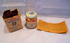 Vintage Rawleigh's Vapor Balm Jar 2/3rds Full with Original box and Info Booklet picture