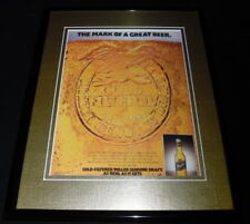 1989 Miller Genuine Draft MGD Beer Framed 11x14 ORIGINAL Advertisement  picture
