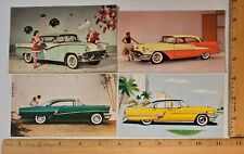 (4) Postcards 1956 Ford/Oldsmobile/1955 Mercury/Rockville/Terre Haute, Indiana picture