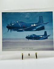 Vintage NOS Douglas A2D Print Hard Card Stock - “Skyshark” -Ready To Be Framed picture