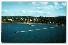 c1960 Little Traverse Bay Resort Area Exterior River Petoskey Michigan Postcard picture