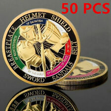 50pcs Put on the Whole Armor of God Commemorative Challenge Coin Collection Gift picture