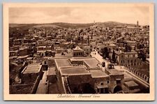 Bethlehem Palestine Historic City Birds Eye View Sepia BW UNP Postcard picture