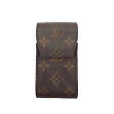 Louis Vuitton Cigarette Case Monogram Brown Brown USED T21902 picture