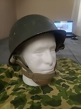 Vtg Israeli Defense Force Para Helmet w/ Liner EXC Cond. 1950's 60's Six Day War picture