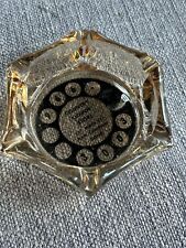 Vintage Glass ashtray Phone Dial  “Country Liquor  Store” picture