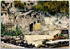 VINTAGE POSTCARD CONTINENTAL SIZE THE GARDEN TOMB JERUSALEM JORDAN (PRE-1967) picture