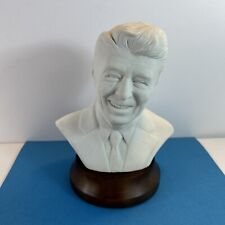 Edward J. Rohn President￼ Ronald Reagan Porcelain 1980s Bust Sculpture Signed picture