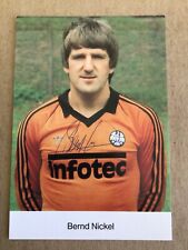 Bernd Nickel, Germany 🇩🇪 Eintracht Frankfurt 1982/83 hand signed picture