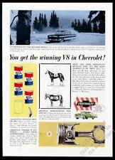 1956 Chevrolet race car Pikes Peak Hill Climb photo vintage print ad picture