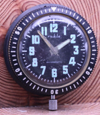RUHLA MADE IN GDR GAUGE CAR CLOCK WATCH RUNS 46.6mm (KW) picture