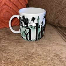 California XL (18 oz.)Coffee Mug By Americaware 2007. Embossed 3D Relief Contour picture