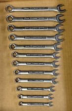 12 Piece Vintage -VV- Craftsman Forged Metric Combination Wrench Set 7mm-18mm picture