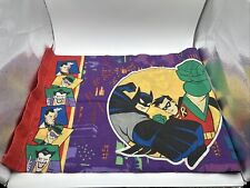 Vintage 1995 Batman Pillowcase Robin Joker Two Face Riddler DC Comics Animated  picture