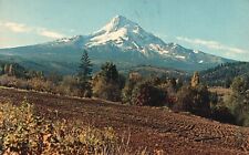 Postcard OR Mt Hood from high in Hood River Valley Chrome Vintage PC H7864 picture
