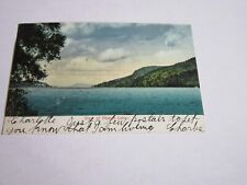 Vintage Postcard Otsego Lake NY Cooperstown NY Mountains Water picture