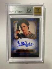 2016 Topps Star Wars Masterworks Carrie Fisher Auto Princess Leia Autograph /25  picture