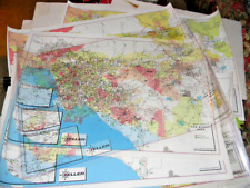 EXTREMELY RARE San Miguel Beer Los Angels Demographic Maps by Eller Media Co picture