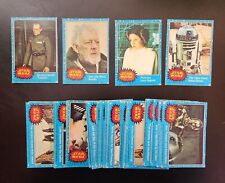 1977 STAR WARS TOPPS Trading Cards Blue Series 1 Your Choice 66 Cards U Pick VG+ picture