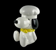 VTG 1960s Snoopy Chef Cookie Jar 7.5” Ceramic United Feature Syndicate Japan picture