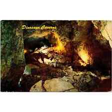 Vintage Postcard Dinosaur Caves Arizona, West of Seligman, Halls of Gold 1960s picture