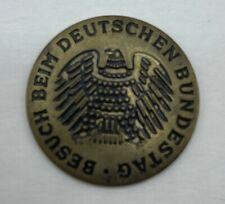 Vintage Besuch Beim Deutschen Bundestag German Parliament Pin Badge picture