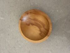 Vintage Baribocraft Canada Round Wooden Bowl  picture