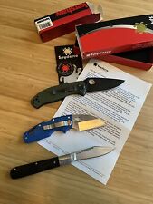 Knife Lot, Spyderco, Kershaw, Cold Steel picture