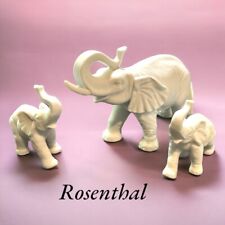 VINTAGE ROSENTHAL STUDIO HAUS COW ELEPHANT AND HER 2 CALFS - DAMAGE TO MOM picture