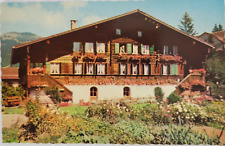 Chalet in Gstaad Switzerland Postcard Unposted picture