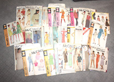 Lot of 31 Vintage Womens McCall's Clothing Patterns - Most Are Size 12 picture