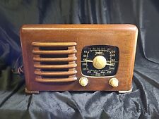 Vintage Zenith 1941 Toaster Tube Radio 6D525 Art Deco 40s Wood NON WORKING PARTS picture