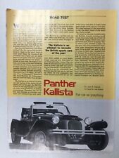 PPPArt61 Article Road Test Panther Kallista August 1986 2 page picture