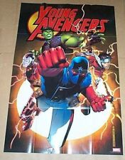 2004 Young Avengers Marvel comic promo poster:Captain America,Hulk,Thor,Iron Man picture