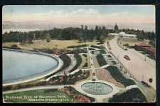 1923 Volunteer Park Bird's-Eye View Seattle Washington Vintage Postcard M702 picture
