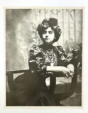 Large Antique 11”x14” Photo Reprint Edwardian Woman of Fashion and Beauty picture