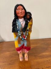 Vintage 1930s-40s Skookum Bully Good Native American Indian American Doll picture