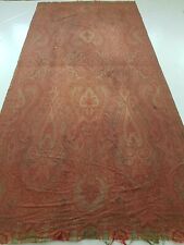 Antique 19TH Century Kashmir Style Paisley Romal Piano Shawl 340x160cms picture