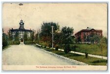 1908 The Gustavus Adolphus College Building St. Peter Minnesota MN Postcard picture