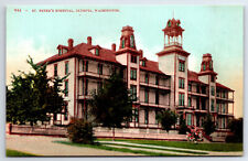 Postcard WA, SAINT PETER'S HOSPITAL, Olympia, Washington, c1907 Unposted  WA1 picture