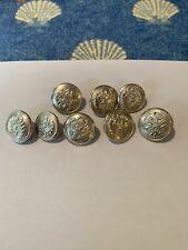 Post WW2 Austria/ Austrian ARMY Large Gilt Buttons (8) By Ulbricht’s picture