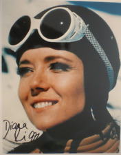 SIGNED PHOTO YOUNG DECEASED DIANA RIGG-JAMES BOND-HER MAJESTY SECRET SERVICE COA picture