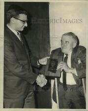 1967 Press Photo Plaque presentation at the Fraternity Awards, Sheraton Hotel. picture