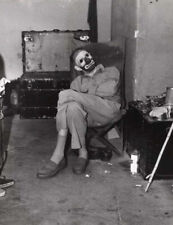 Vintage Creepy Clown 8.5x11 Photo Reprint picture