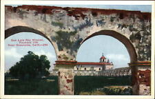Oceanside California San Luis Rey Mission founded 1798 ~ unused postcard sku075 picture