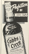 Cobbs Creek Blended Whisky Philadelphia Pennsylvania Vintage Print Ad 1944 #0183 picture