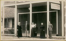 VTG E.S. Powell Groceries Store Front People View RPPC Photo Postcard A8 picture