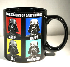 Star Wars Expressions Of Darth Vader Mug Coffee Cup 20 OZ Black Ceramic Mug picture