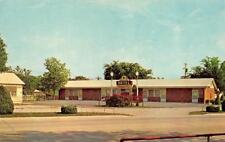 COFFEYVILLE, KS Kansas  SCHWINN SUNFLOWER MOTEL Roadside c1950's Chrome Postcard picture