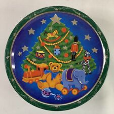 Christmas Tree and Toys Scene. Kelsen Danish Butter Cookies Tin - TIN ONLY. picture